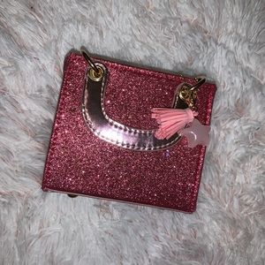 NEW Girls Crossbody Glitter Purse